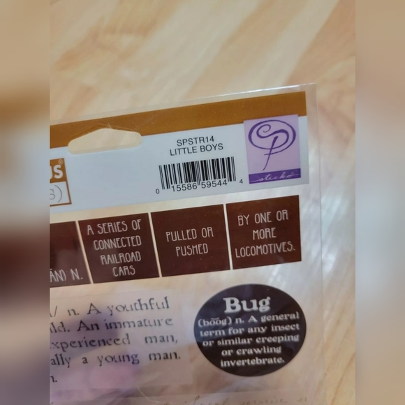 FREE W BUNDLE EK Success Sticko Stickersaurus little boy scrapbooking stickers - Picture 3 of 6